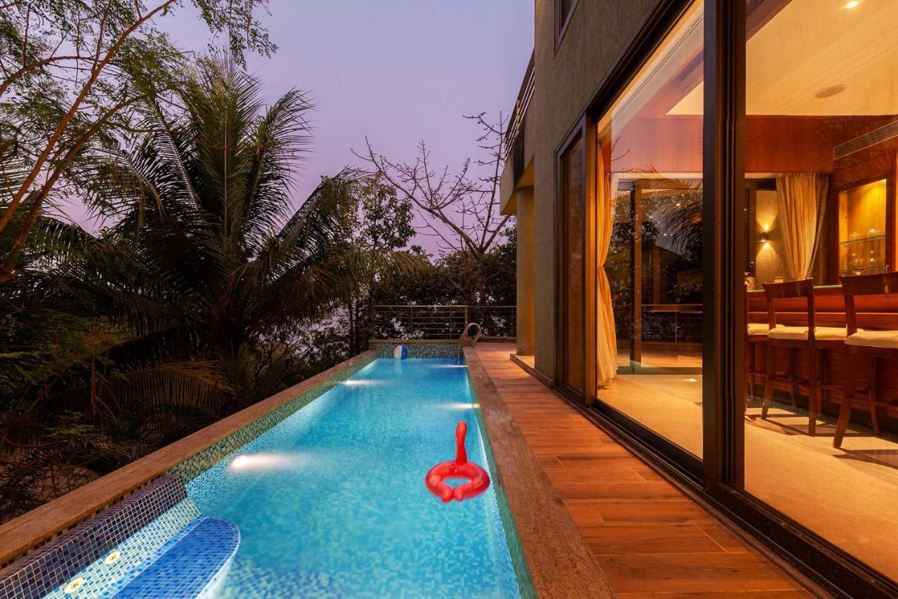 The Blue Horizon By Stayvista - Featuring A Beach-View Villa With A Swimming Pool, Indoor Games, And A Relaxing Balcony Alībāg Εξωτερικό φωτογραφία